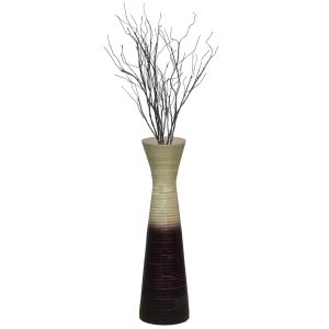 ZenBamboo Tall Bamboo Vase